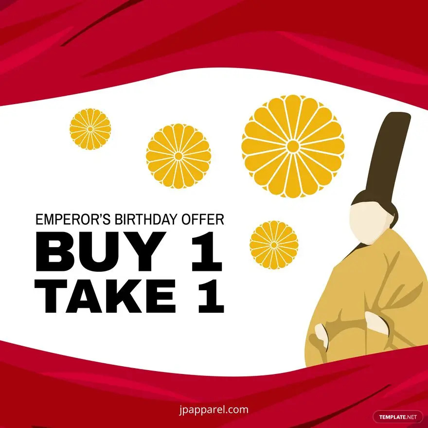emperors birthday poster vector ideas examples