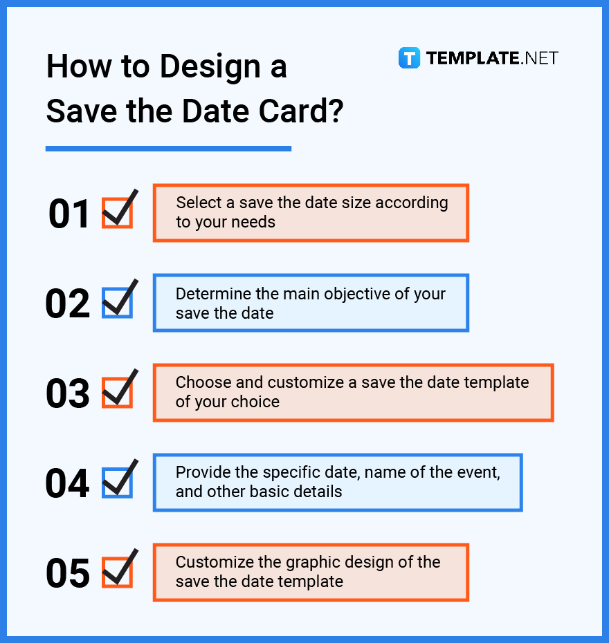 how to design a save the date card