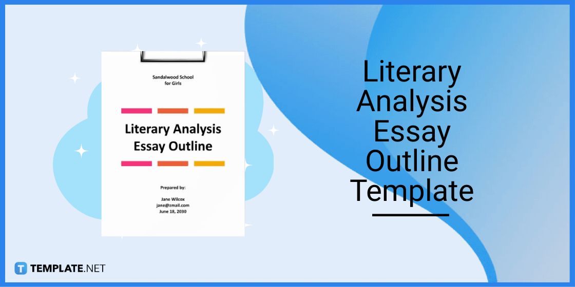 literary analysis essay outline template