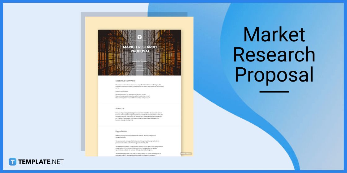 market research proposal template
