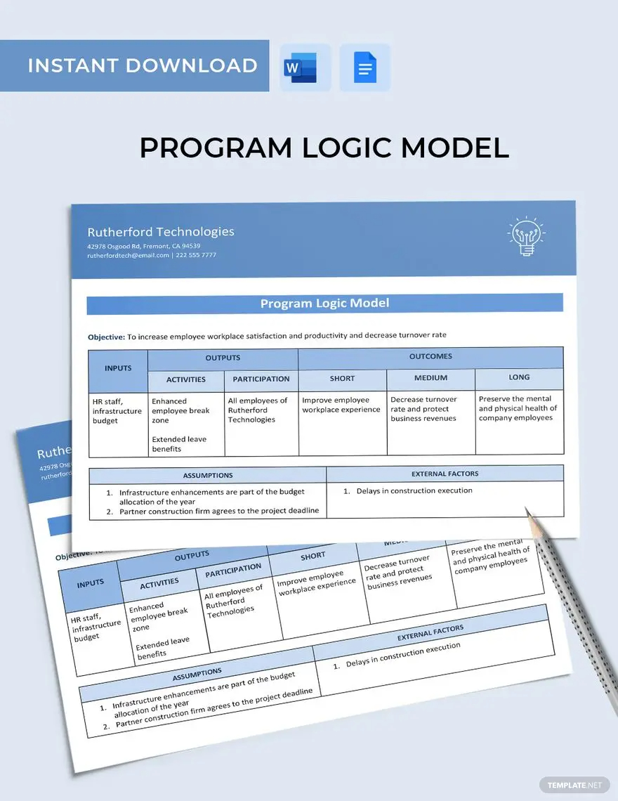 Logic Model Ideas - Examples 2023