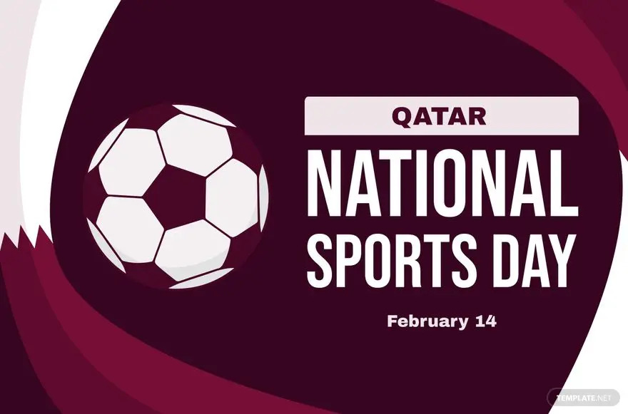qatar national sports day banner ideas examples
