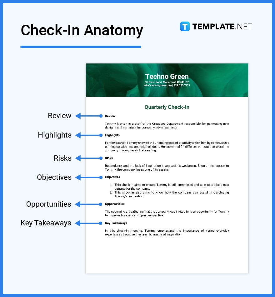 whats in a check in parts