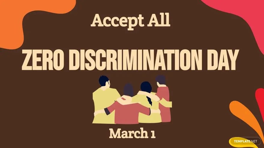 zero discrimination day background