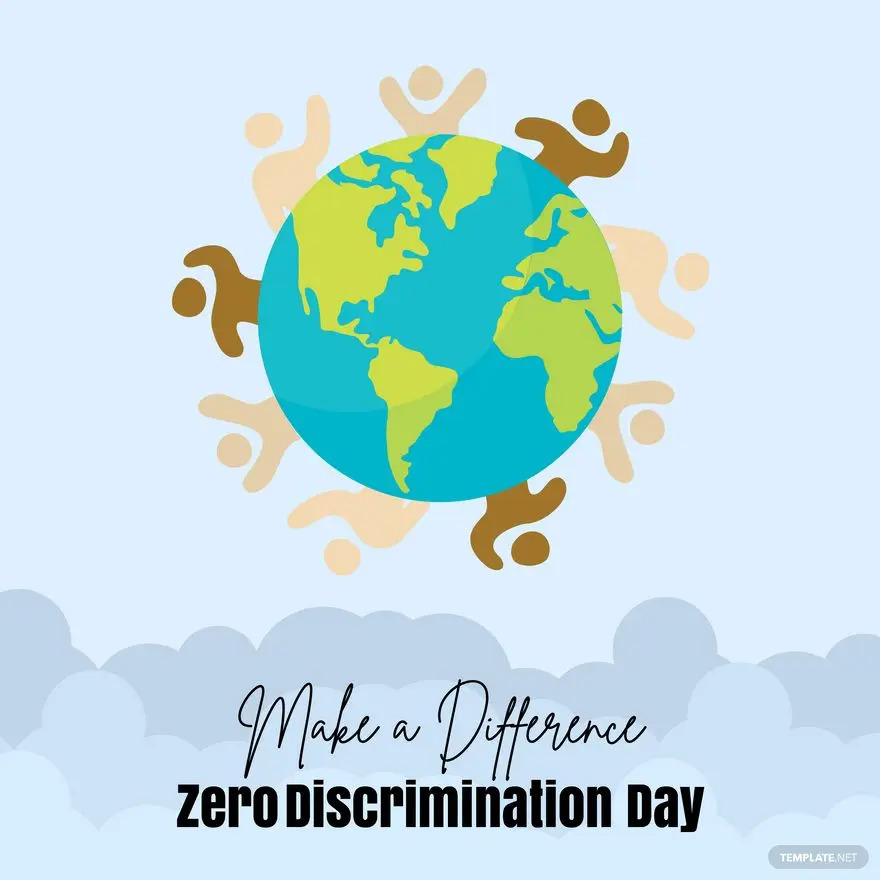 zero discrimination day vector