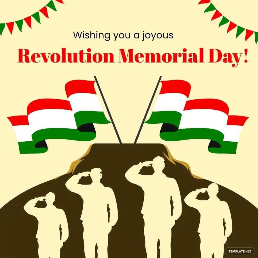 revolution memorial day wishes vector ideas and examples