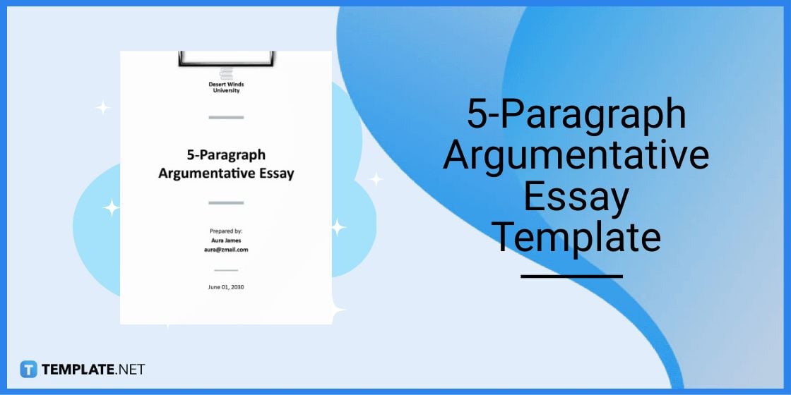 paragraph argumentative essay template