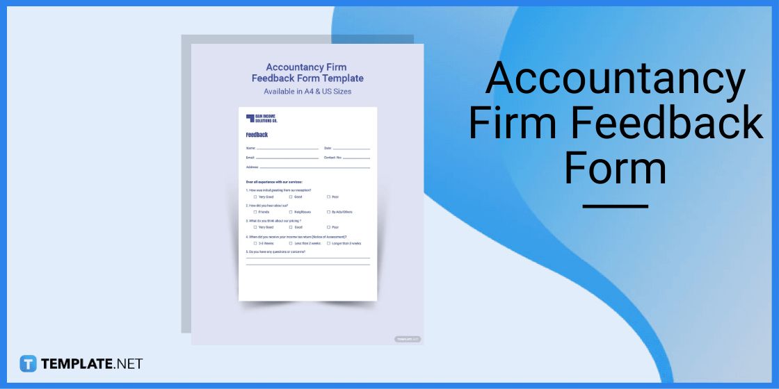 accountancy firm feedback form template