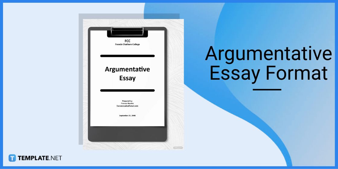 Argumentative Essay Format Template ?width=530
