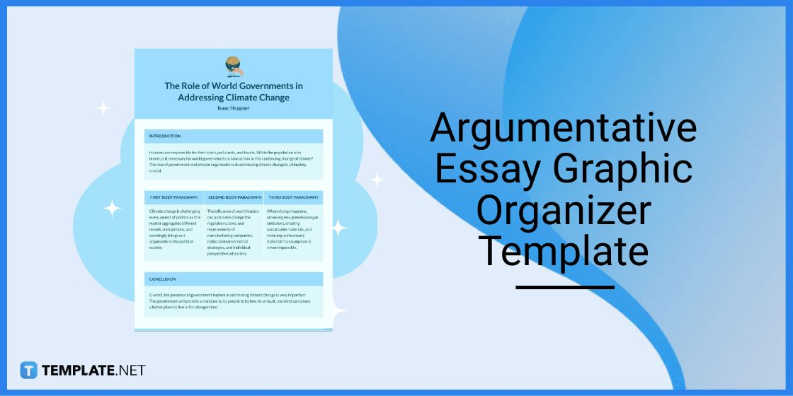 argumentative essay graphic organizer template