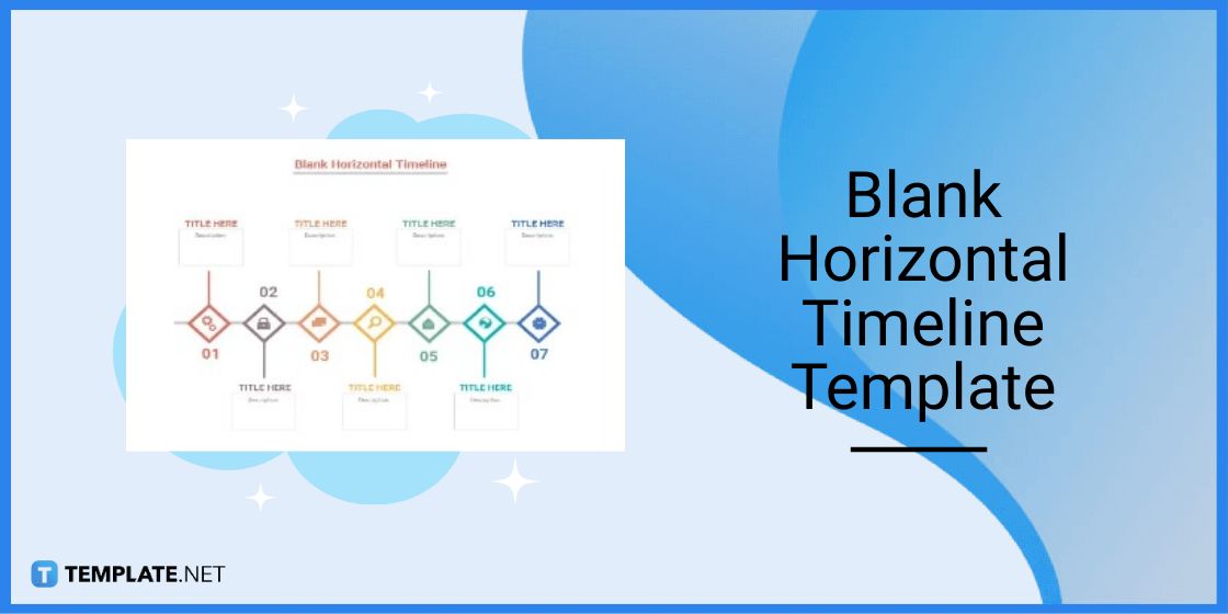 blank horizontal timeline template