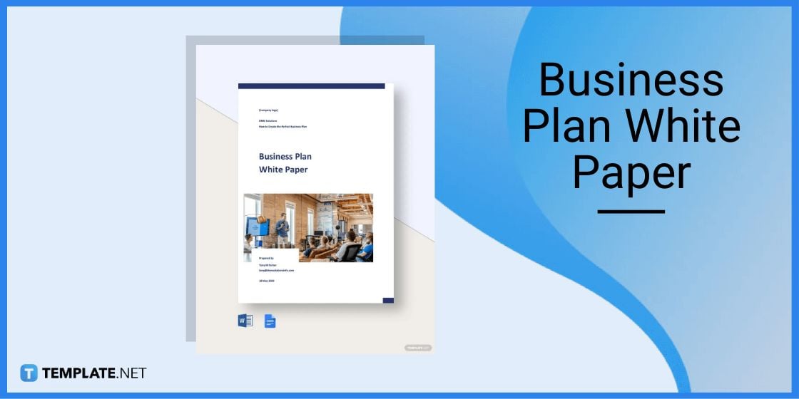 business plan white paper template