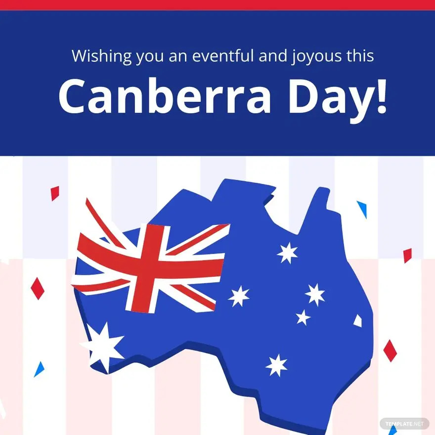 canberra day wishes vector ideas examples
