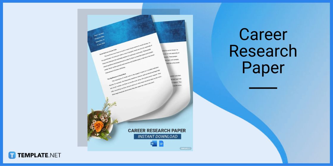 modèle de document de recherche de carrière
