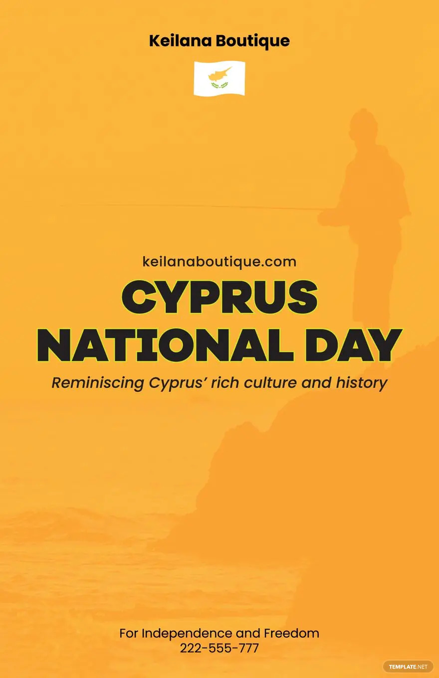 cyprus national day poster ideas and examples