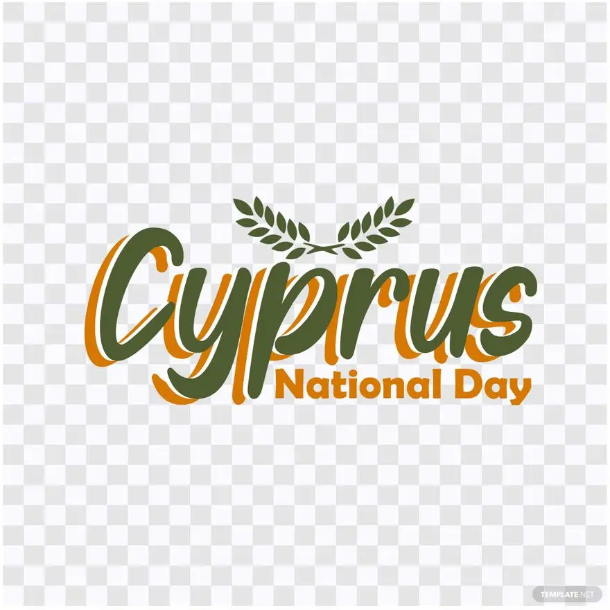 cyprus national day text effect ideas and examples