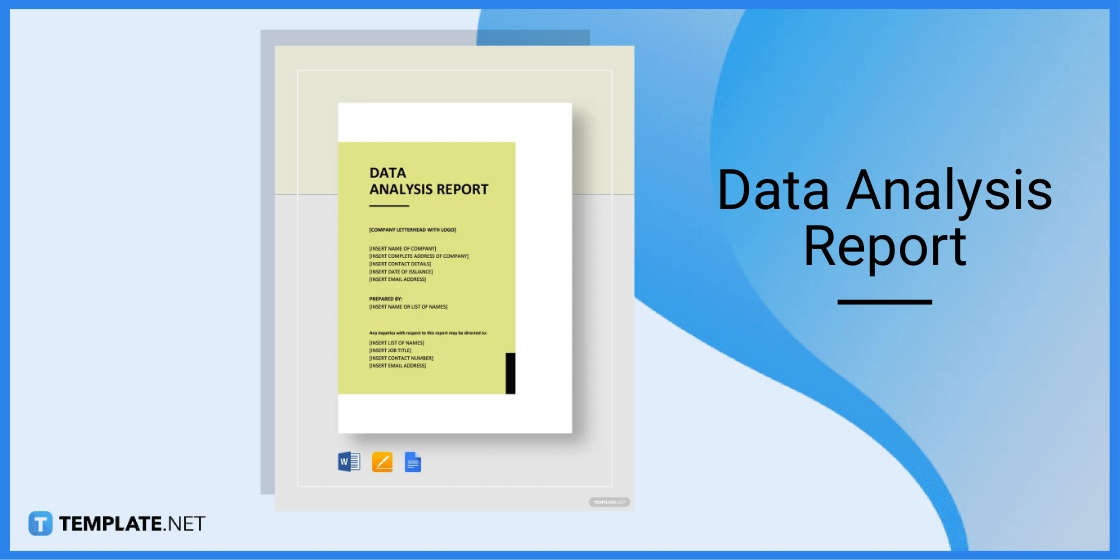 modèle de rapport d'analyse de données