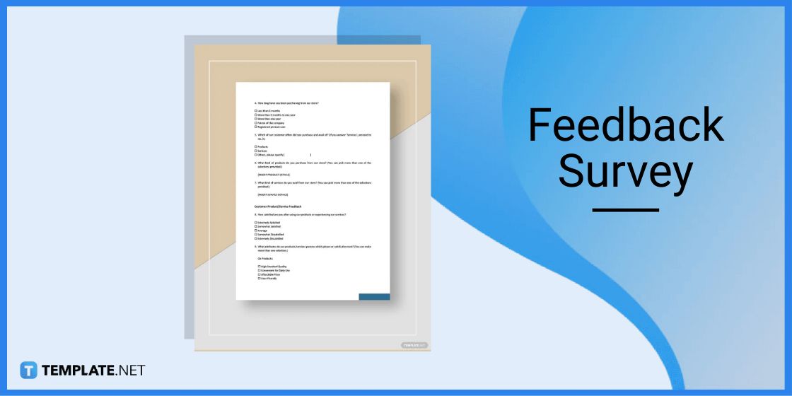 feedback survey template