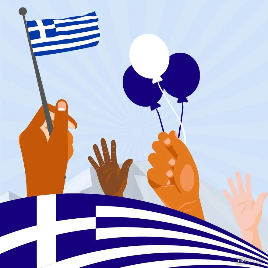 greek independence day vector ideas examples