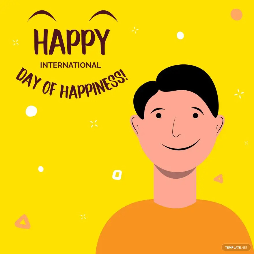 happy international day of happiness illustration ideas and examples