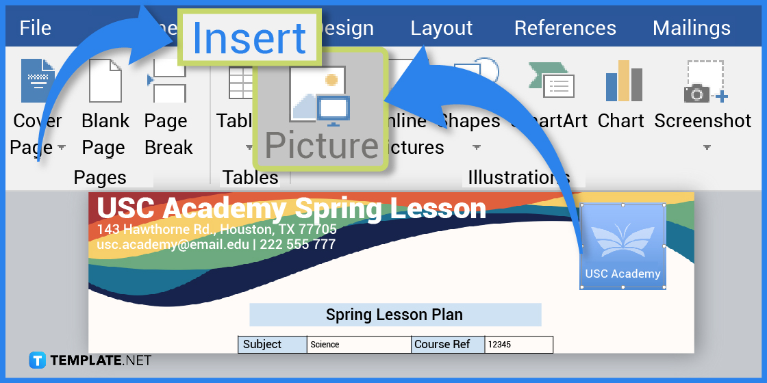 comment créer une leçon de printemps dans des exemples de modèles Microsoft Word 2023 étape