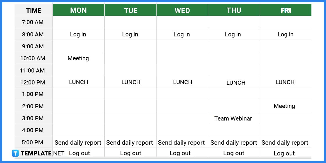 how to make a schedule in google sheets templates examples 2023 step