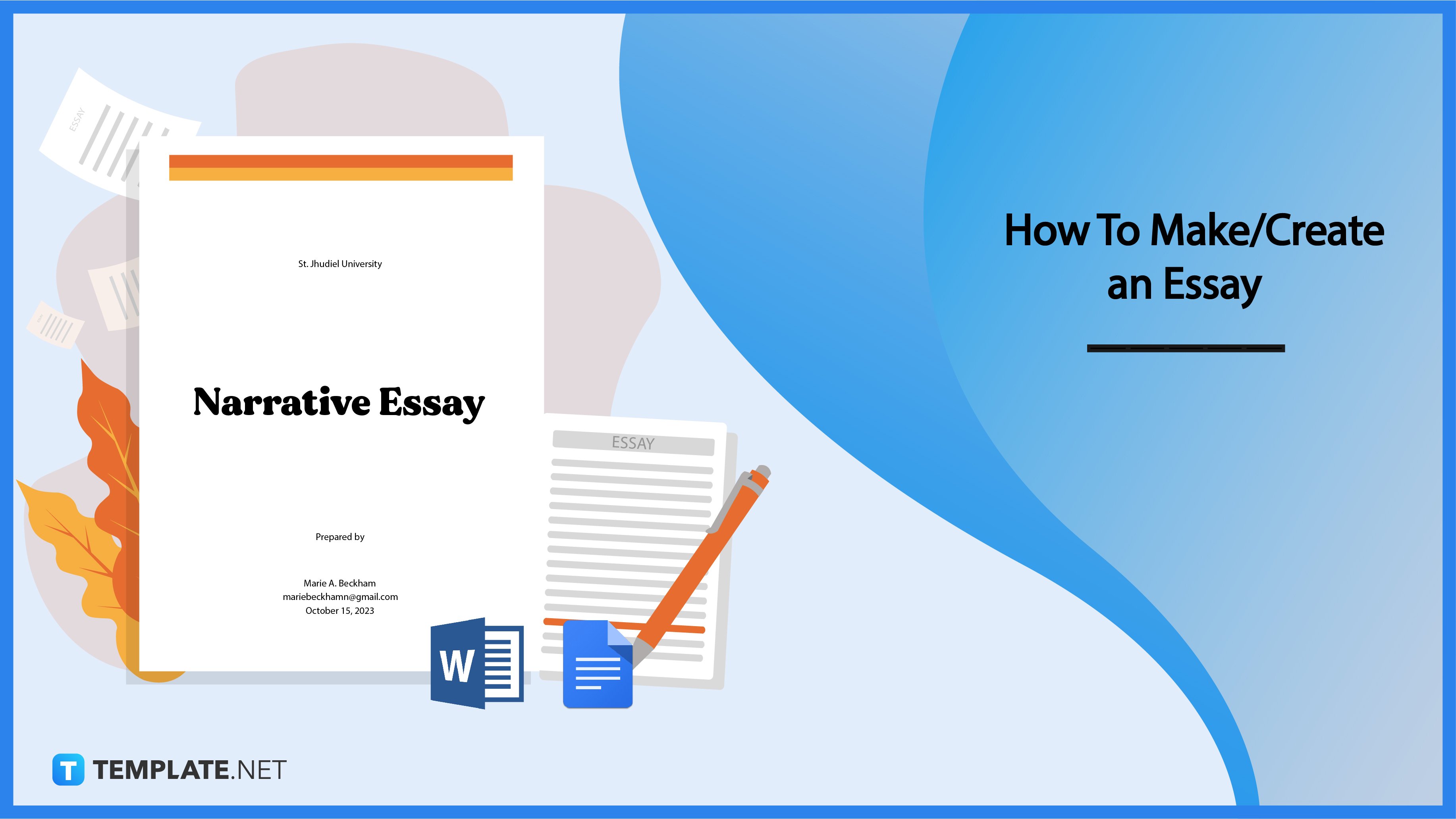 how to makecreate an essay