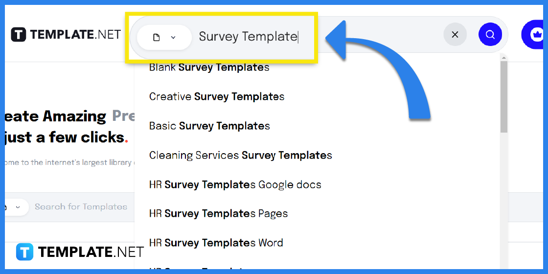 how to make create a survey step