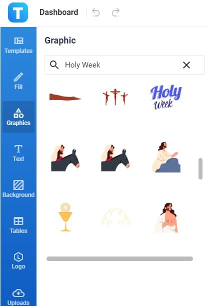 insert holy week graphics