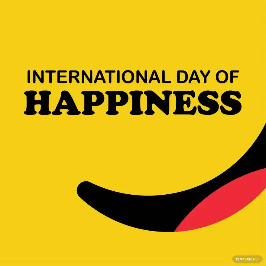 international day of happiness vector ideas and examples