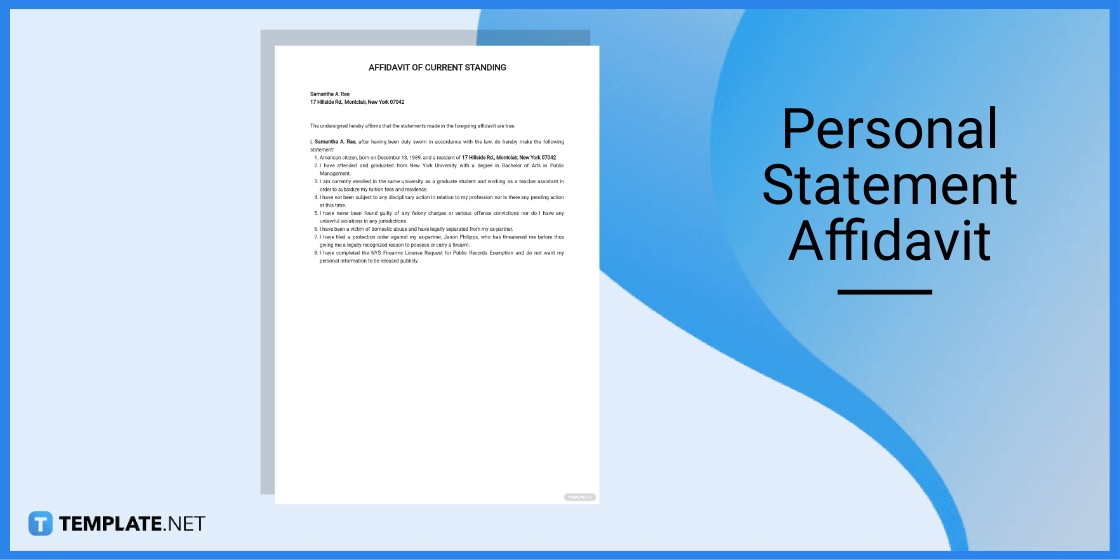 journalist personal statement template