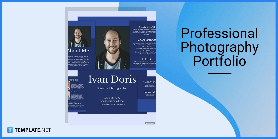 professional photography portfolio template