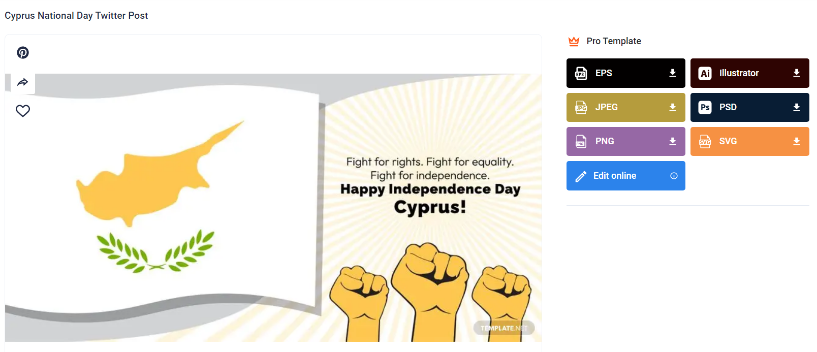 select a cyprus national day instagram post