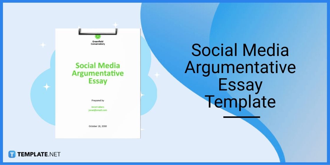 social media argumentative essay template