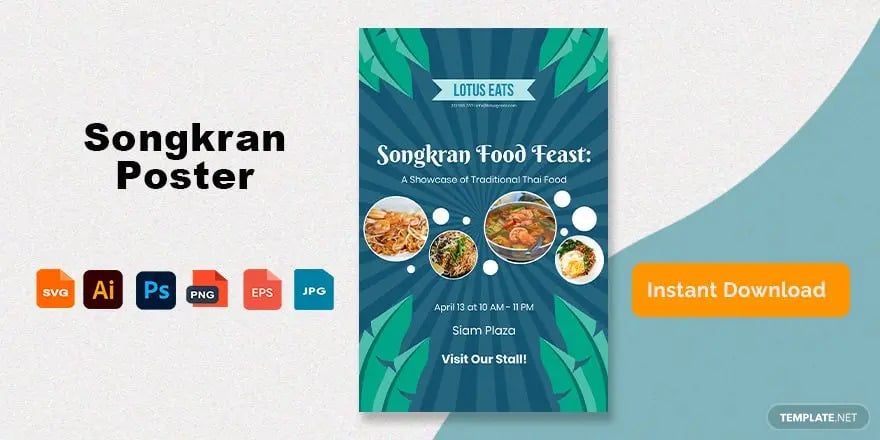 songkran poster ideas examples