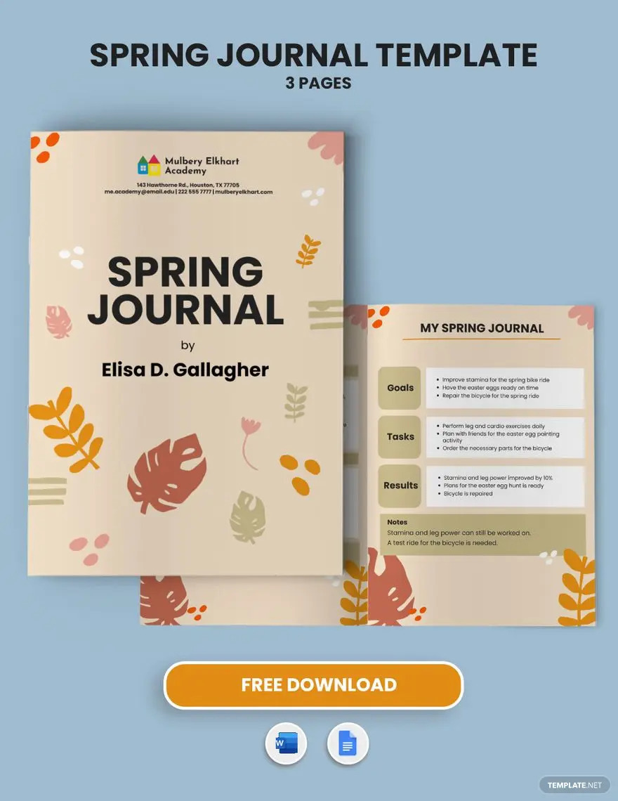 spring journal