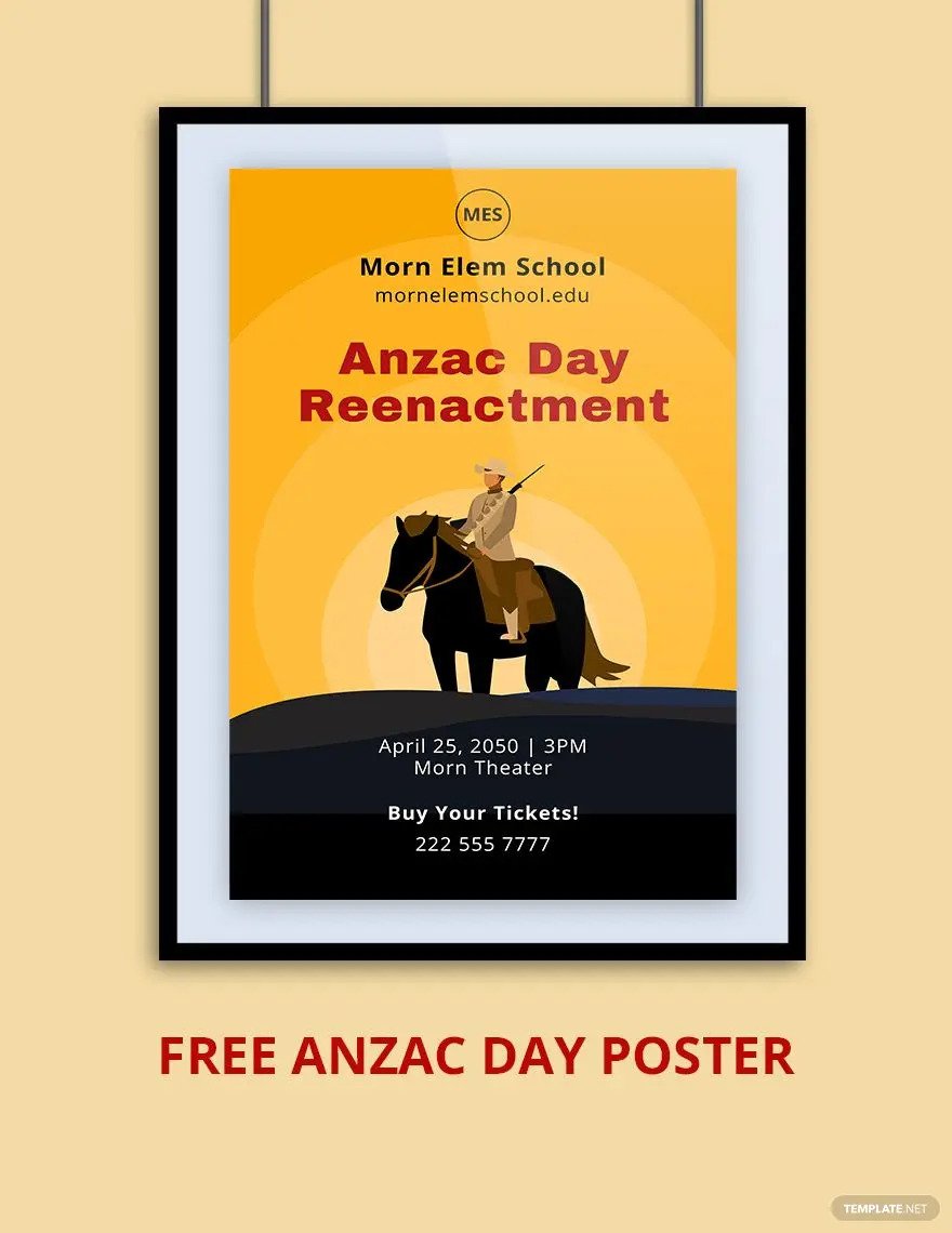 anzac day poster ideas and examples