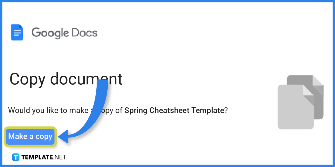 comment créer une feuille de triche de printemps dans l'exemple de modèle google docs 2023 étape