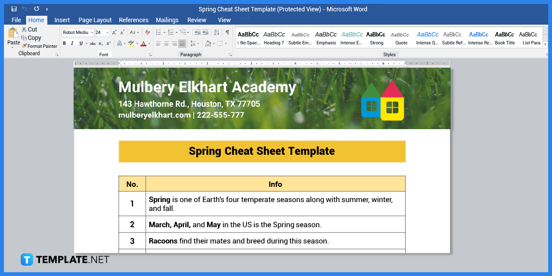 how to build spring cheatsheet in microsoft word template example 2023 step