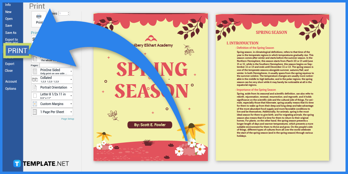 how to build spring handout in microsoft word template example 2023 step