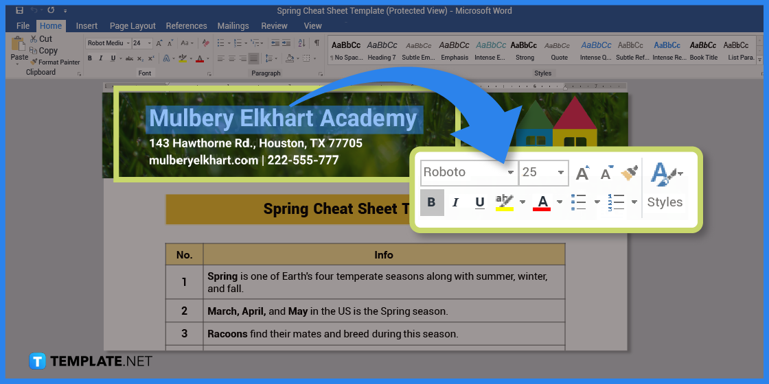 how to create spring cheatsheet in microsoft word template example 2023 step