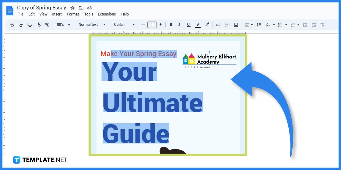 how to create spring essay in google docs template example 2023 step