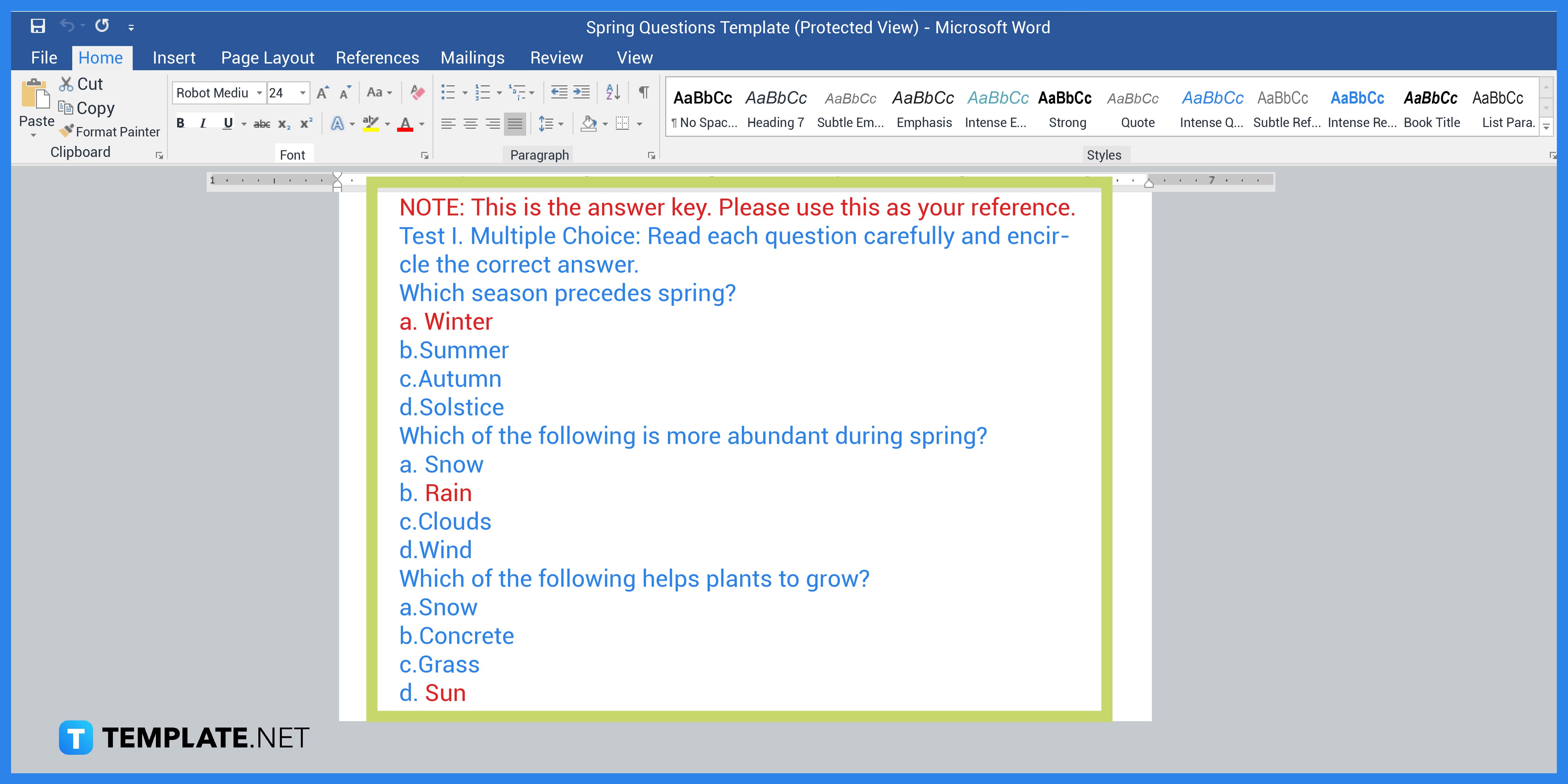 how to create spring questions in microsoft word templates examples 2023 step 10