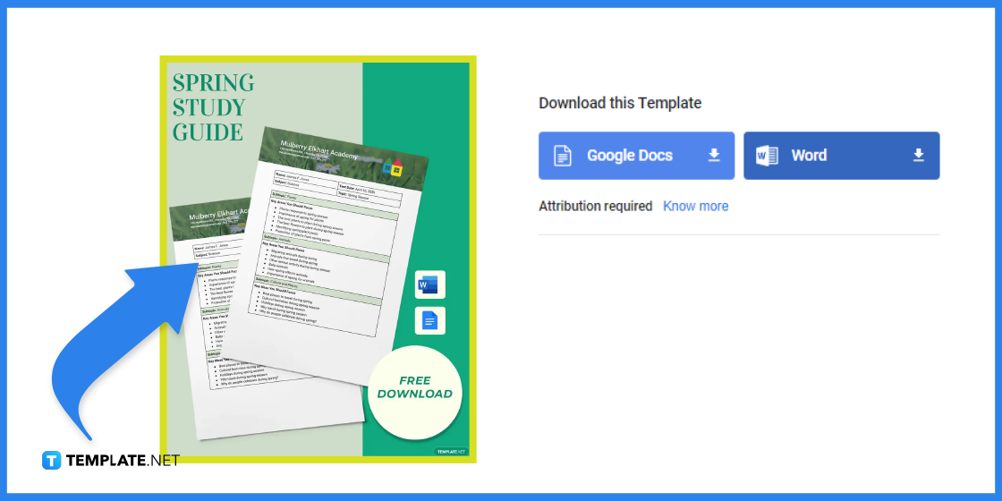 how to create spring study guide in google docs template example 2023 step