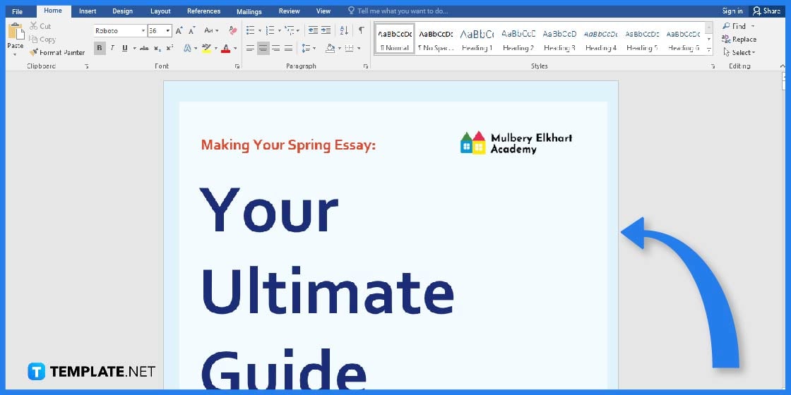 how to make spring essay in microsoft word template example 2023 step