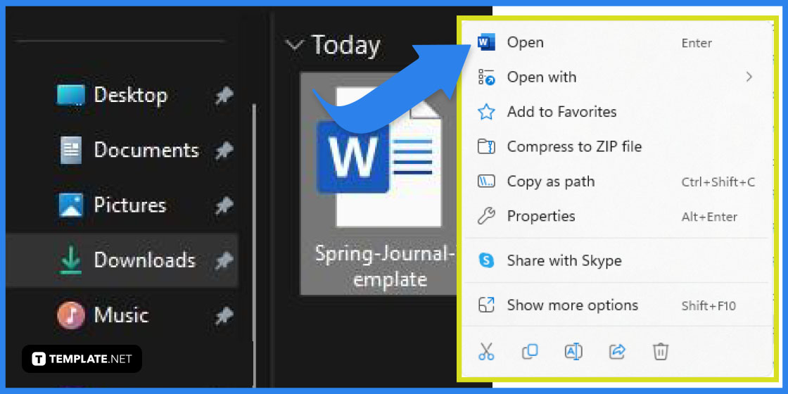 comment faire un journal de printemps dans l'exemple de modèle Microsoft Word 2023 étape