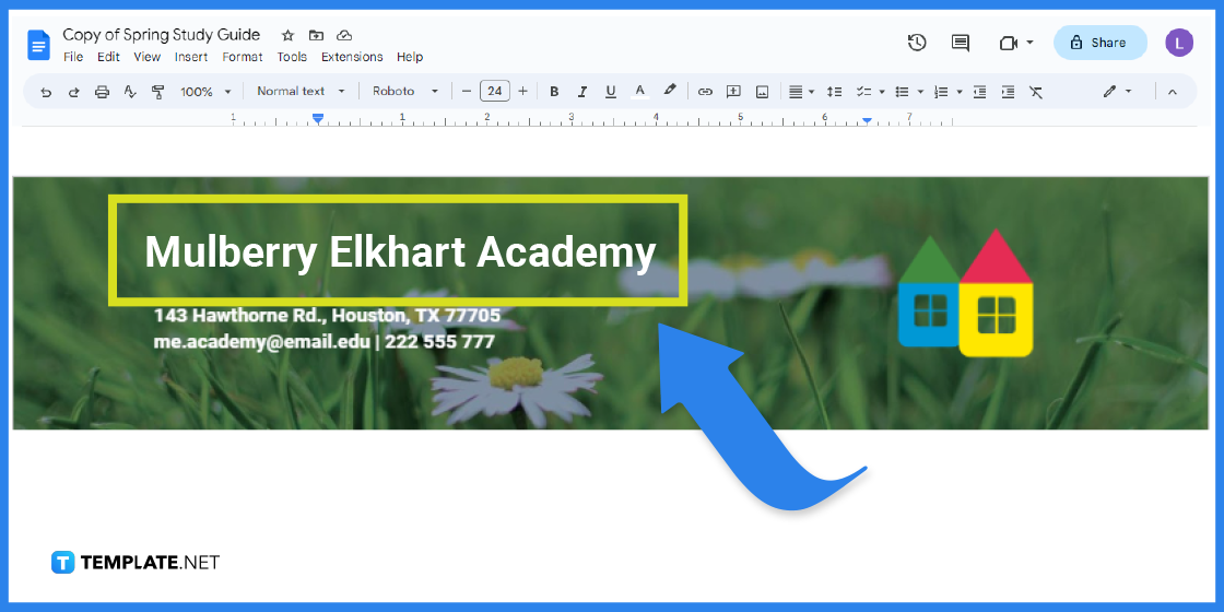 how to make a spring study guide in google docs template example 2023 step