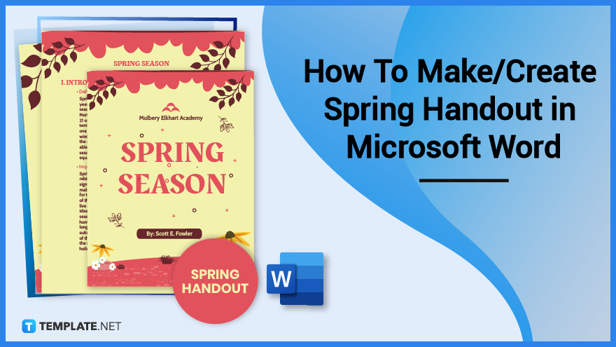 spring page borders for microsoft word