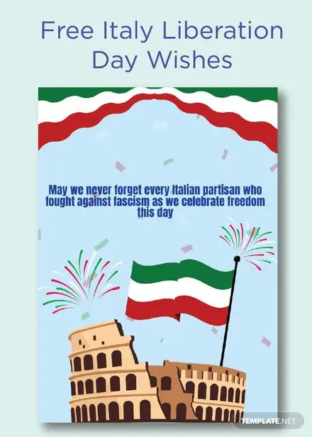 italy liberation day wishes ideas examples