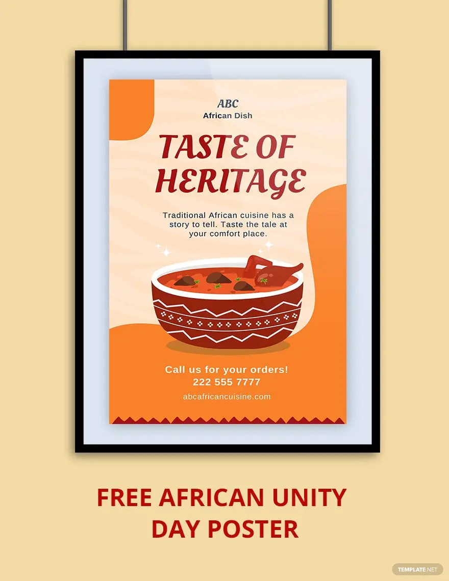 african unity day poster ideas and examples